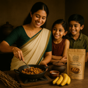 Sharkara Upperi 200gm – Traditional Kerala Jaggery Coated Banana Chips - Image 6