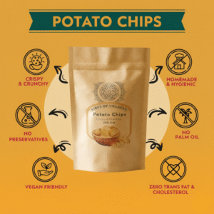 Potato Chips 250gm | Traditional Kerala Snack | Crispy & Crunchy Homemade Style - Image 6